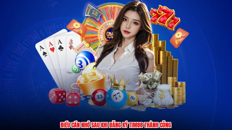 Điều cần nhớ sau khi đăng ký TIM88 thành công
