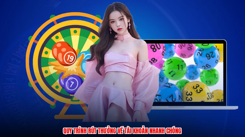 Quy trình rút thưởng về tài khoản nhanh chóng