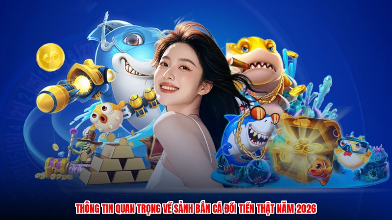 Thông tin quan trọng về sảnh bắn cá đổi tiền thật năm 2026